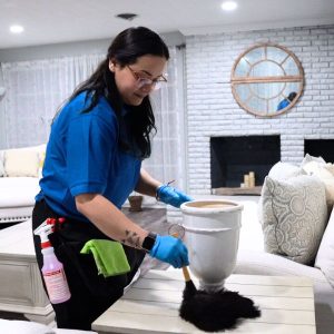 YAD Cleaning Services professional providing recurring house cleaning